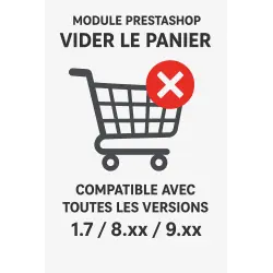 Module Vider le Panier Express - Clear Cart Pro pour PrestaShop