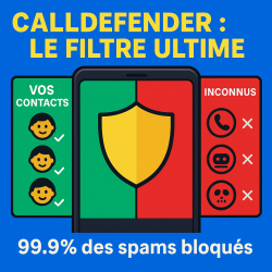  Applications Mobiles, contacts uniquement, protection vie