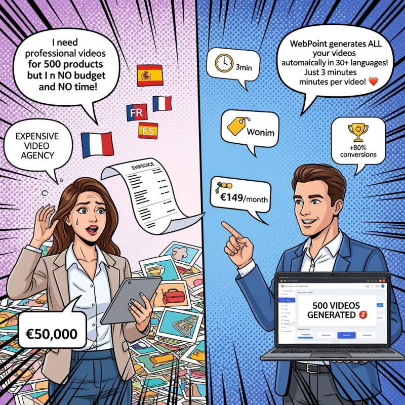 WebPoint Video Product Pro - Générateur de Vidéos Produits PRESTASHOP