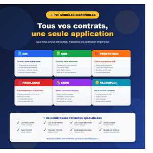Online Employment Contract Generator (Permanent, Fixed-Term, Freelance, Service, Cesu, Pajemploi)