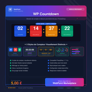 WP Countdown for PrestaShop — WebPoint