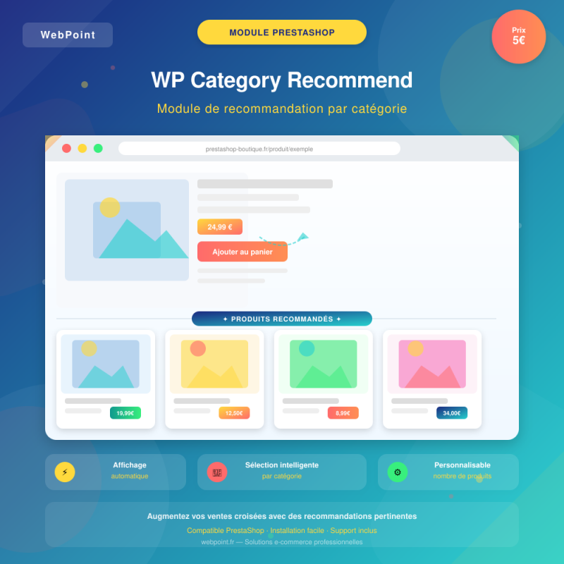 WP Category Recommend for PrestaShop — WebPoint