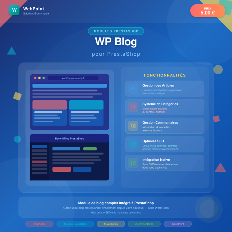 WP Blog pour PrestaShop — WebPoint
