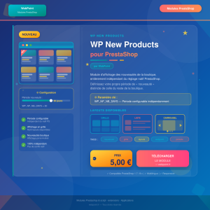 WP New Products pour PrestaShop — WebPoint