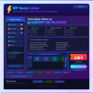 WP Quick Links ⚡ Smart Back-Office Shortcuts for PrestaShop