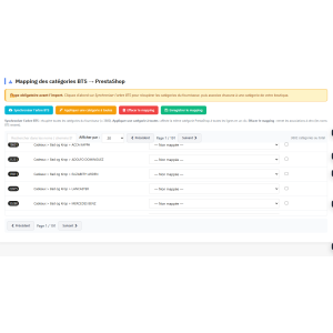 interface do usuário, navegação, categorias, e-commerce
