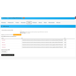 API, interface, import, settings, tool