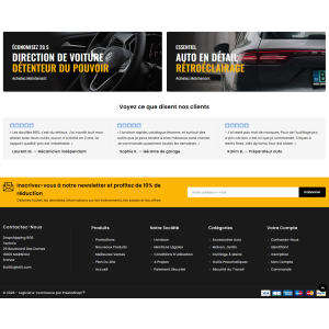 PrestaShop turnkey BGS Technic store - automotive tools 9,500 pro refs 16 languages