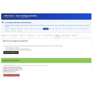 PrestaShop obchod na klíč BGS Technic - nářadí auto pro 9500 ref 16 jazyků
