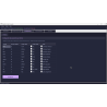 logiciel de conversion vidéo, interface dark, options multiples
