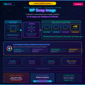WP Swap Image - Traduction automatique des images produits PrestaShop en 16 langues