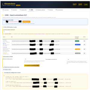 interface utilisateur, réglages, automatisation, e-commerce