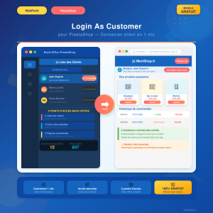 WP Login As Customer pentru PrestaShop — WebPoint