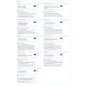 mențiuni legale, termeni și condiții, politică de confidențialitate