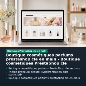 loja cosméticos perfumes prestashop chave na mão btswholesaler - presentation des avantages cles - avec titre et points cles - B