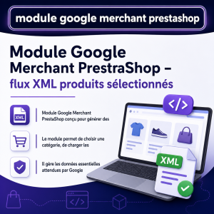 module google merchant prestashop - visuel principal du produit - avec texte integre - Accueil - Moduł Google Merchant PrestaSho