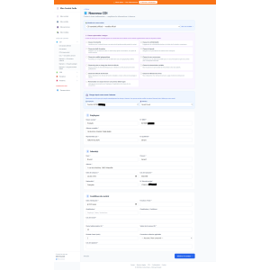 vertrag generator, benutzeroberfläche, formular, online diensten