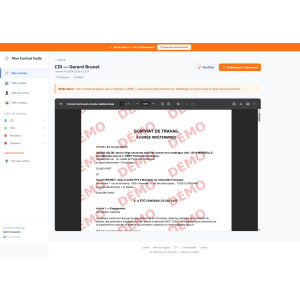 contratto di lavoro, online, documento digitale, modello