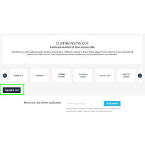 blue contact button, text Call me back, PrestaShop module