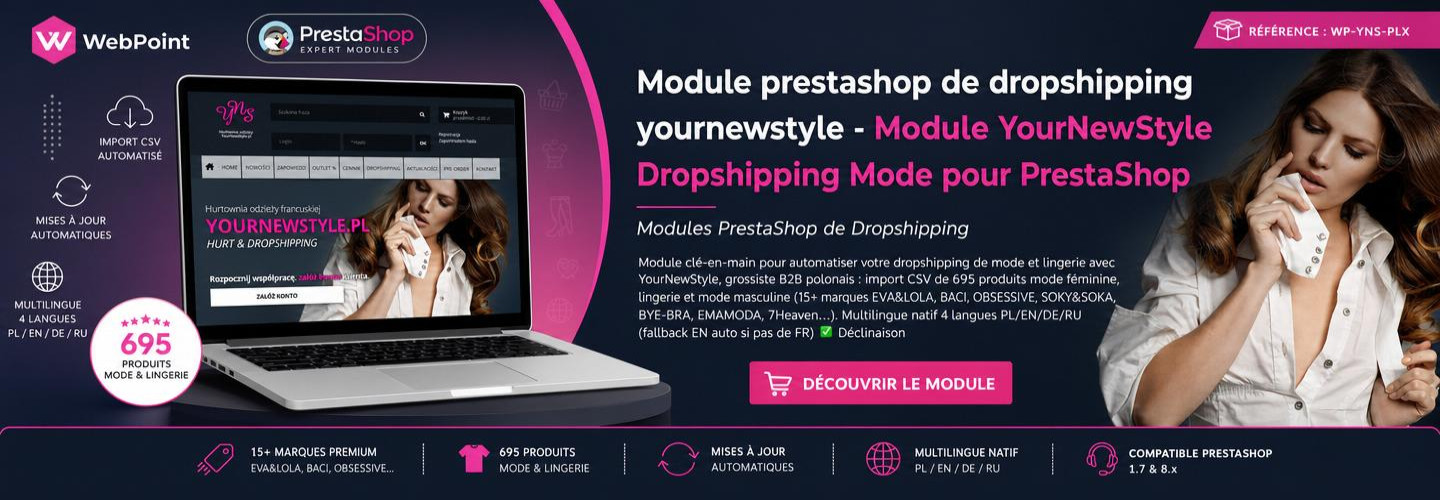 Module prestashop de dropshipping yournewstyle - Module YourNewStyle Dropshipping Mode pour PrestaShop
